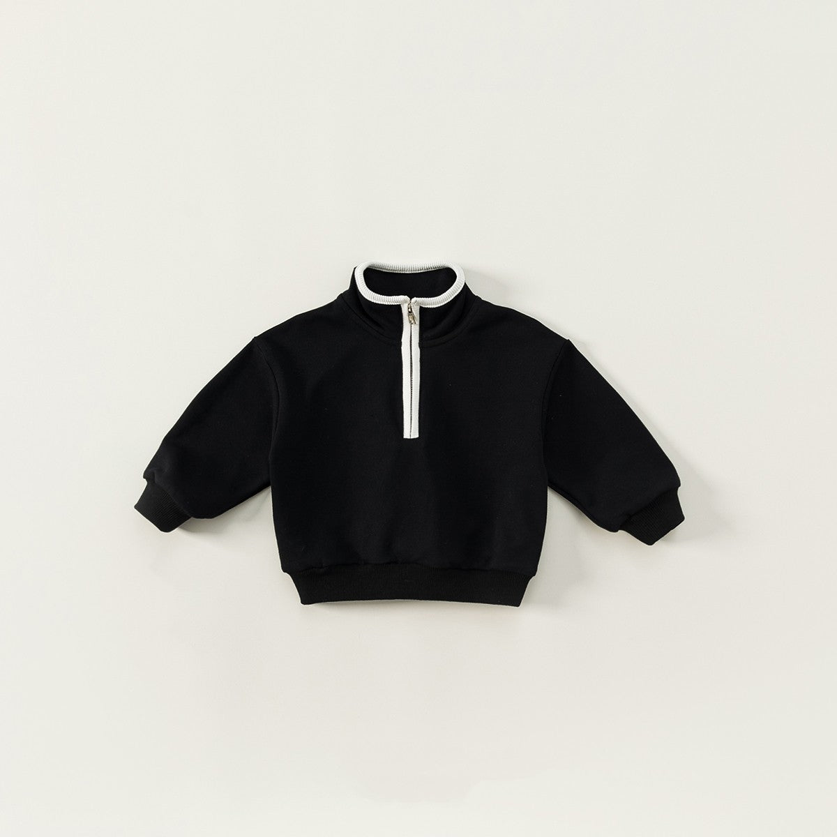 Boys black fleece