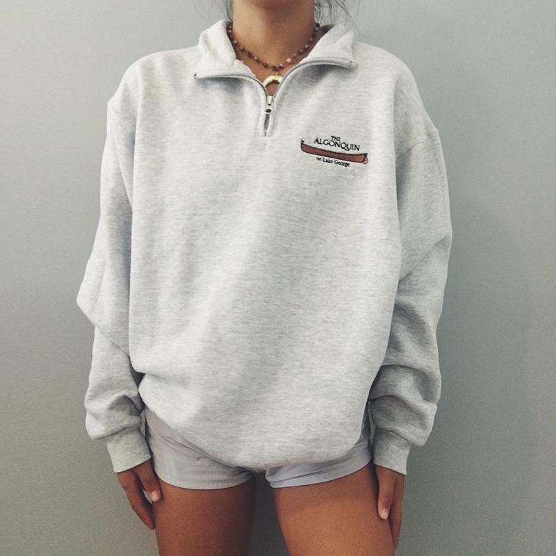 Half Zip Sweatshirt - WinnieRose