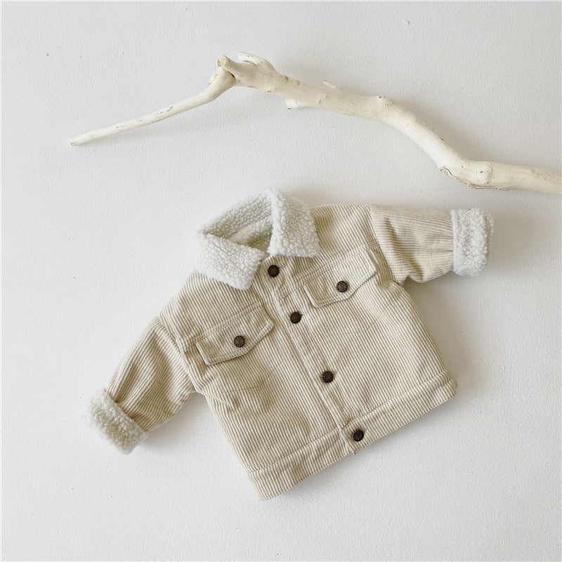 Children's Corduroy Lamb Coat - WinnieRose