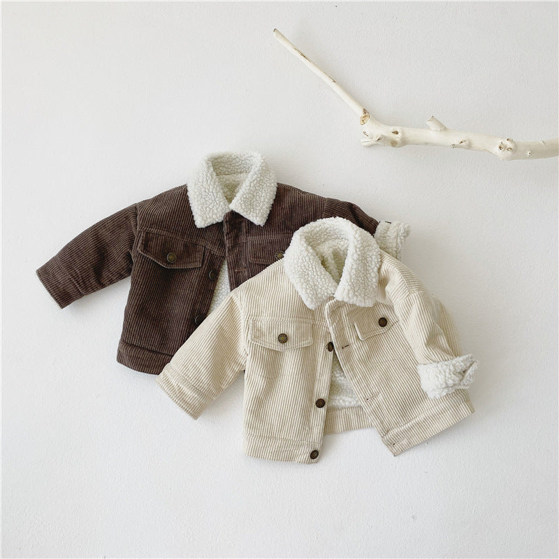 Children's Corduroy Lamb Coat - WinnieRose