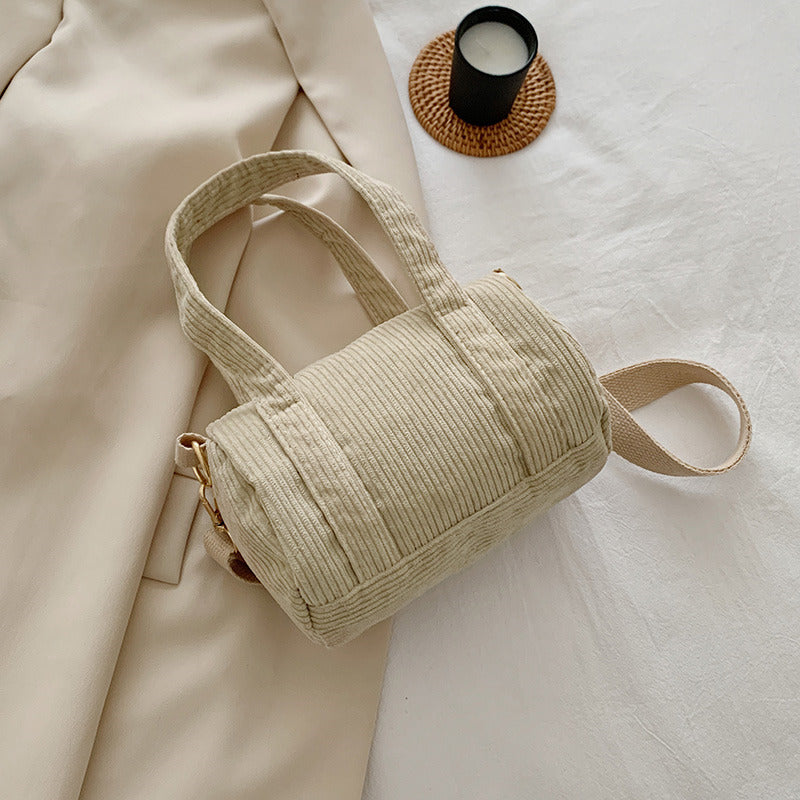 Fashion Leisure Corduroy Handbag - WinnieRose