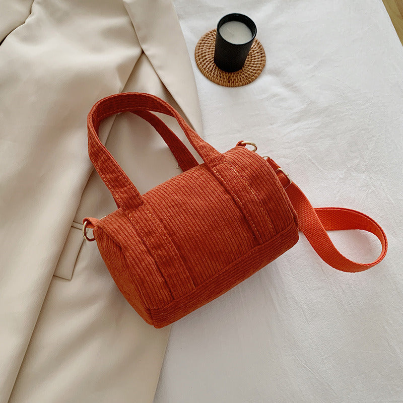 Fashion Leisure Corduroy Handbag - WinnieRose