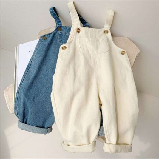 Children’s denim overalls