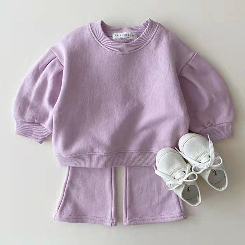 Girls sweater & flares set