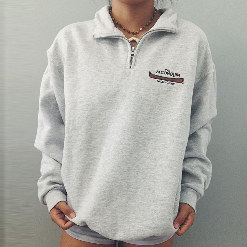 Half Zip Sweatshirt - WinnieRose