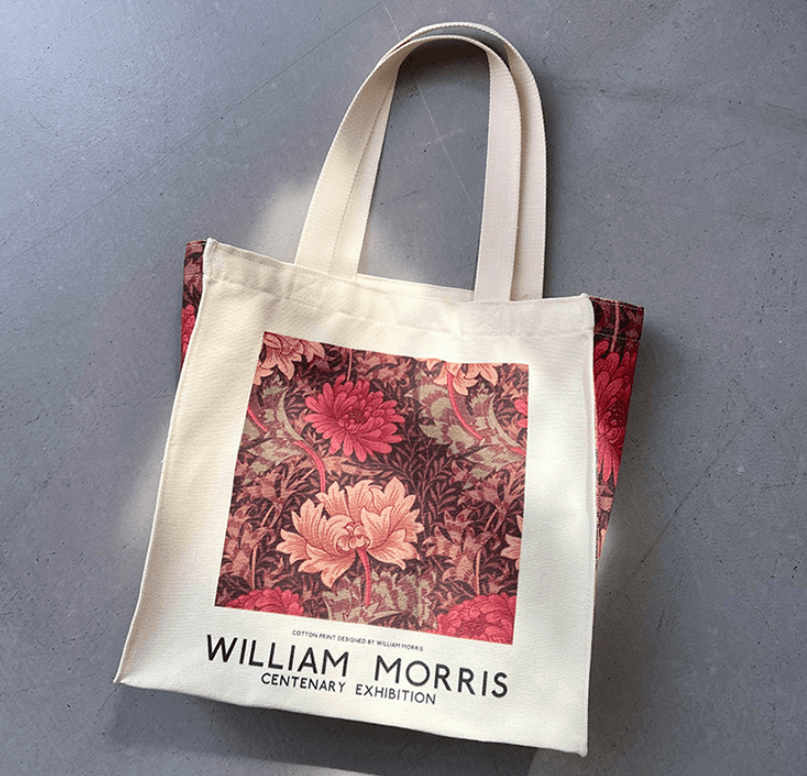 William morris Printed Shoulder Canvas Bag - WinnieRose