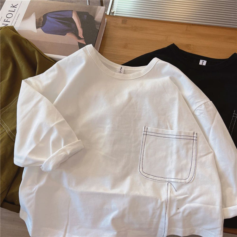 Boys pocket patch Tee