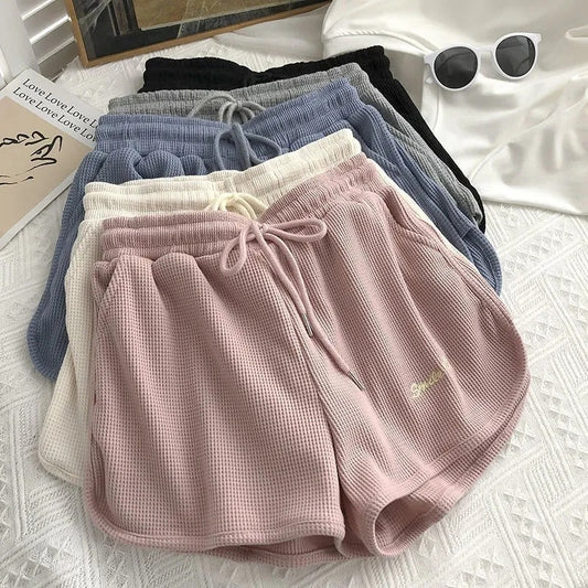 Women's waffle shorts