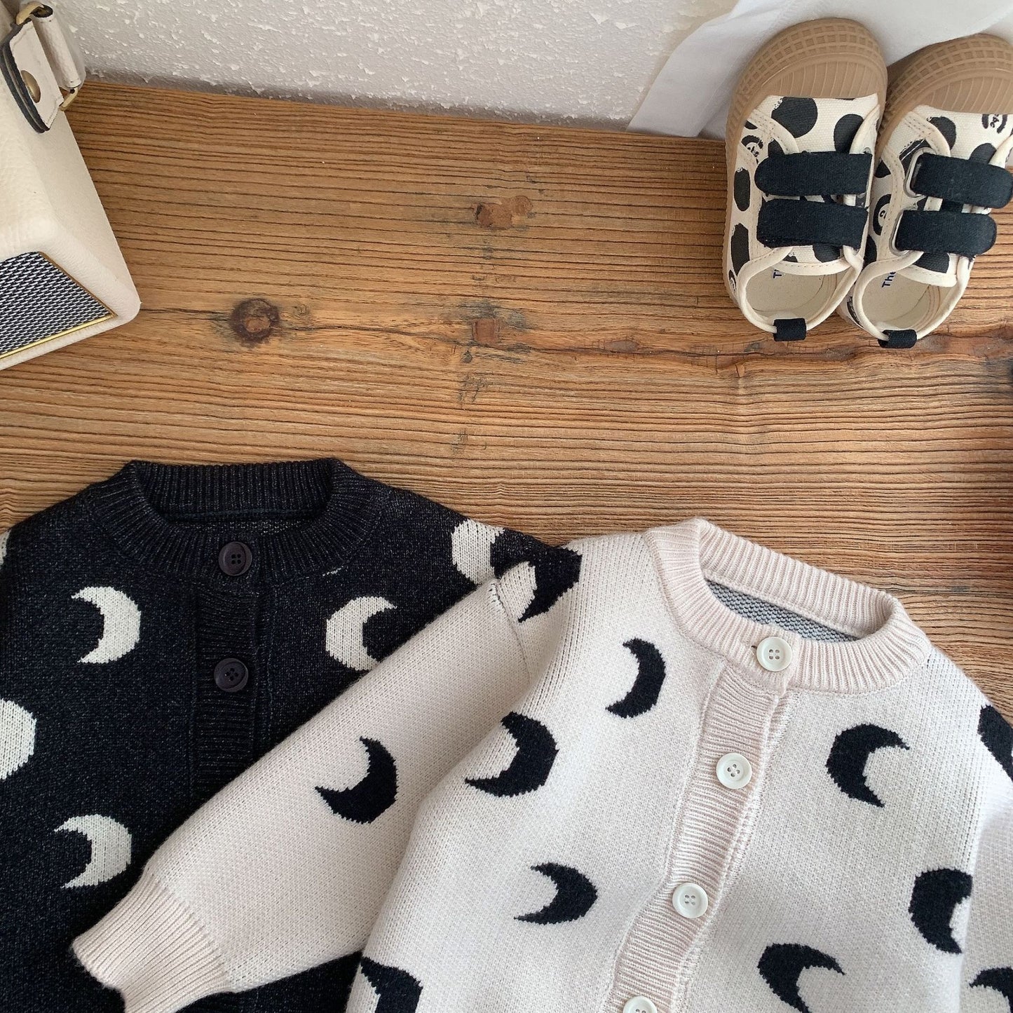 Childrens moon cardigan