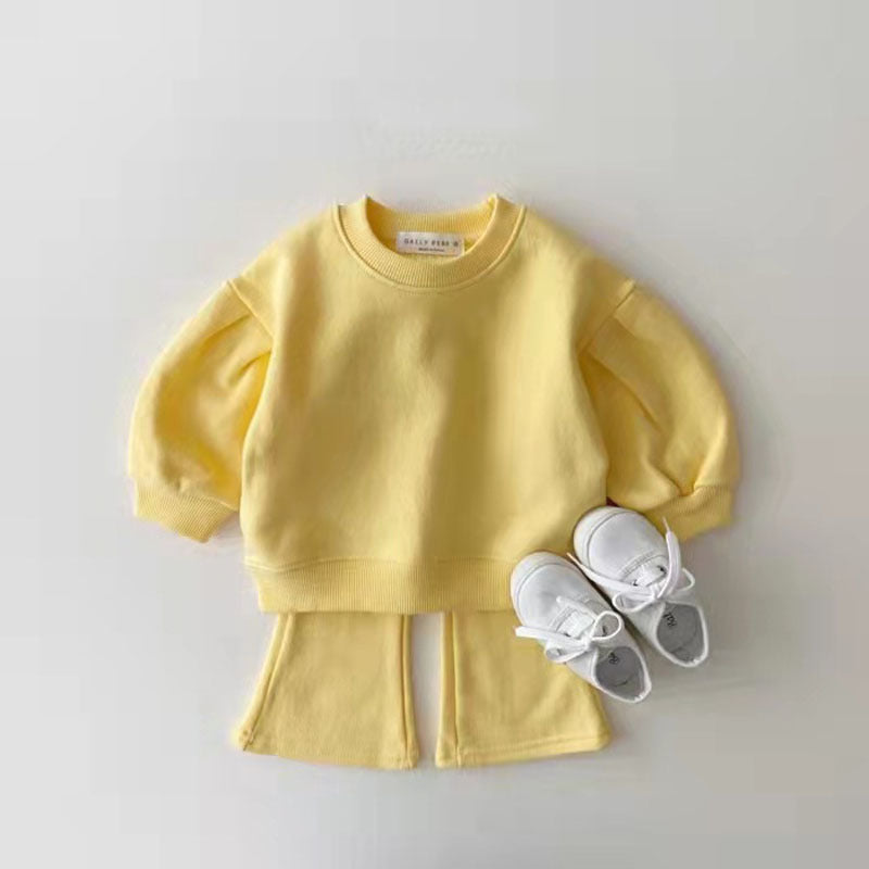 Girls sweater & flares set