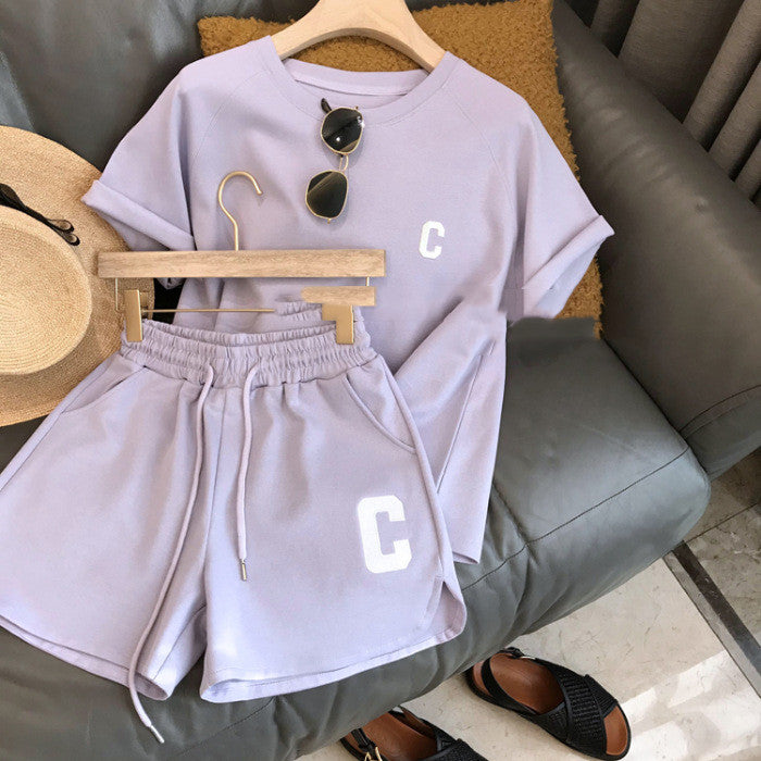 Women's casual T-shirt & shorts set