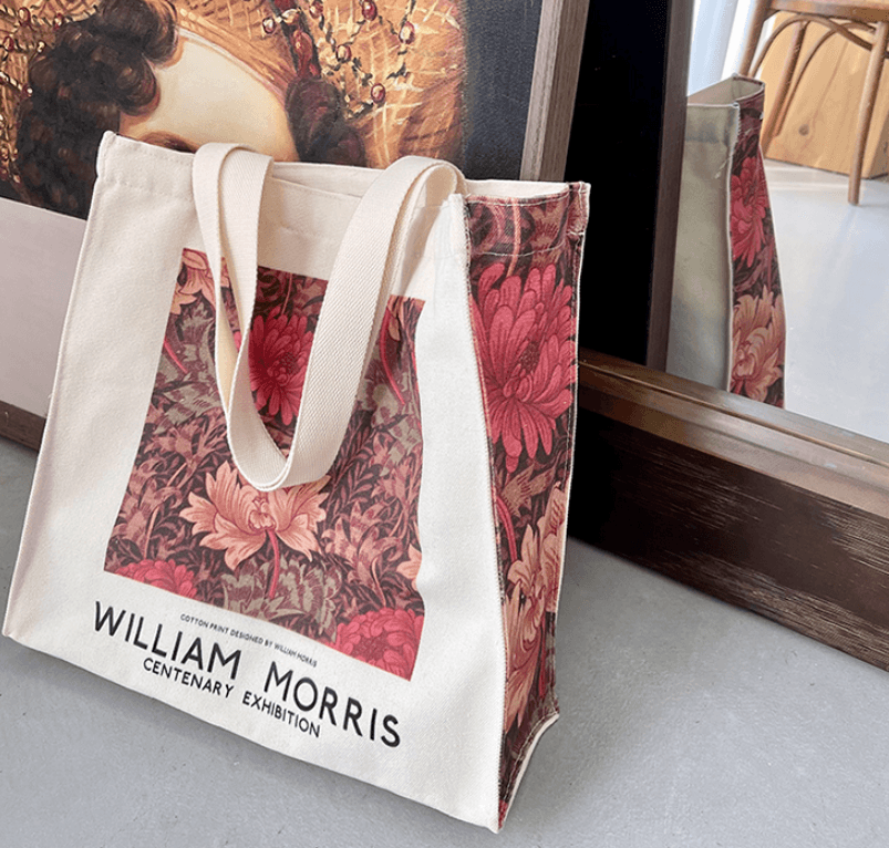 William morris Printed Shoulder Canvas Bag - WinnieRose