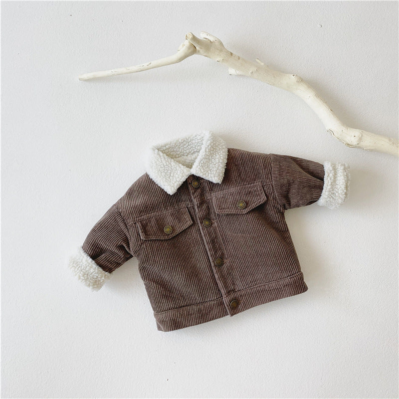 Children's Corduroy Lamb Coat - WinnieRose