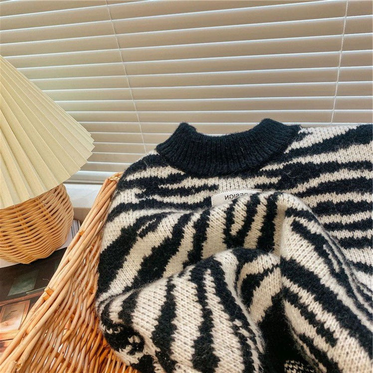 Children's Zebra Sweater - WinnieRose