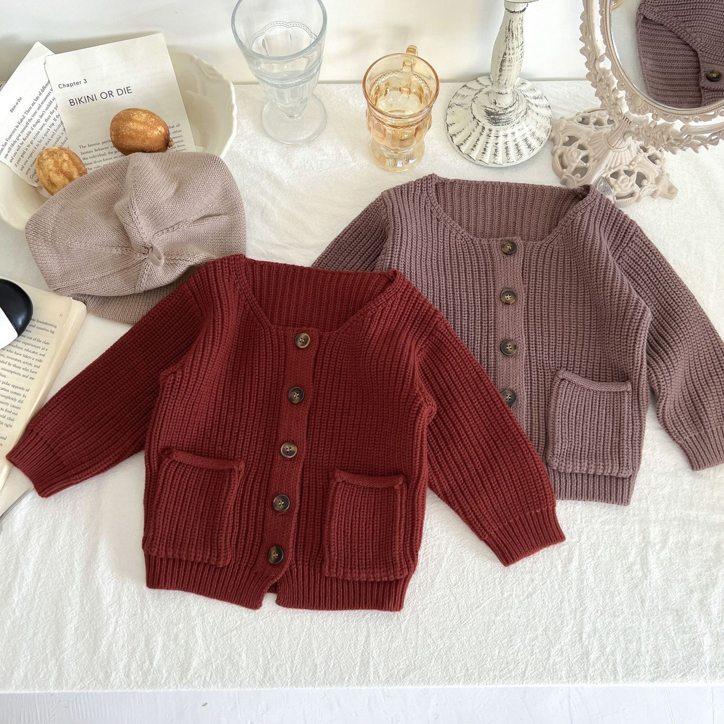 Girl’s Knitted Cardigan