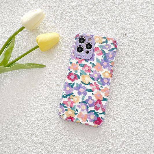 Purple Floral Phone Case - WinnieRose