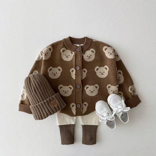 Children's Bear Cardigan - WinnieRose