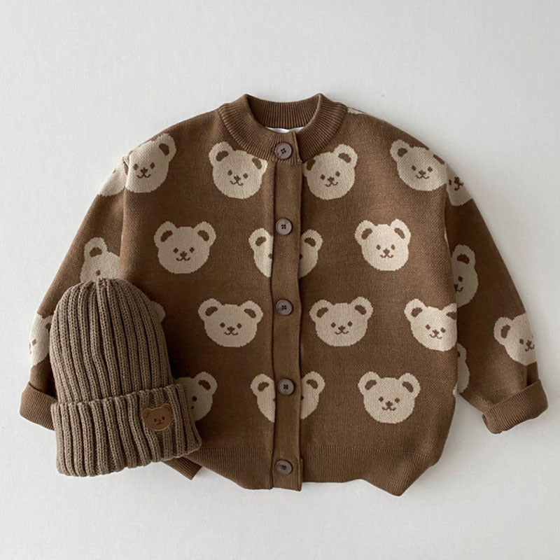 Children's Bear Cardigan - WinnieRose