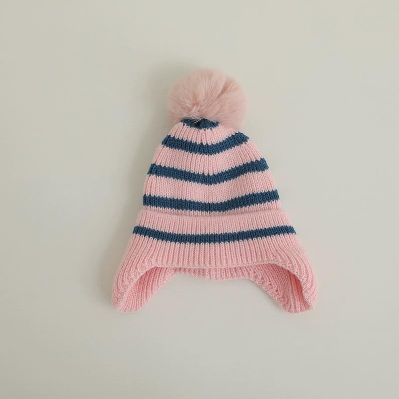 Children’s Striped Pom Pom hat - WinnieRose