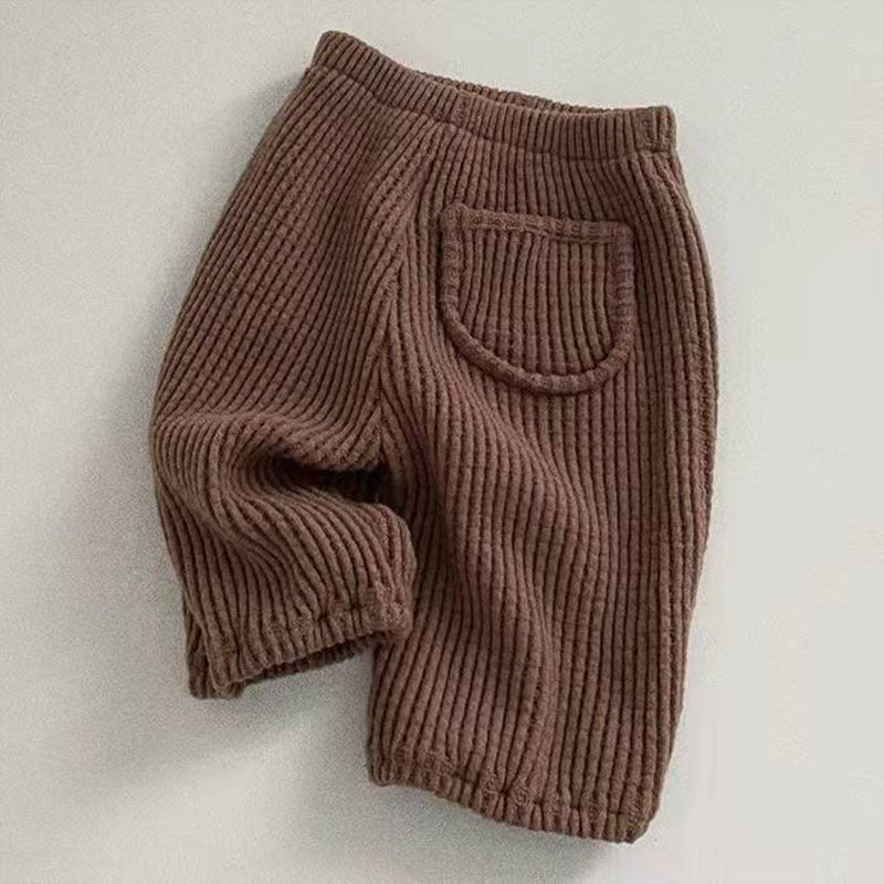 Baby waffle trousers