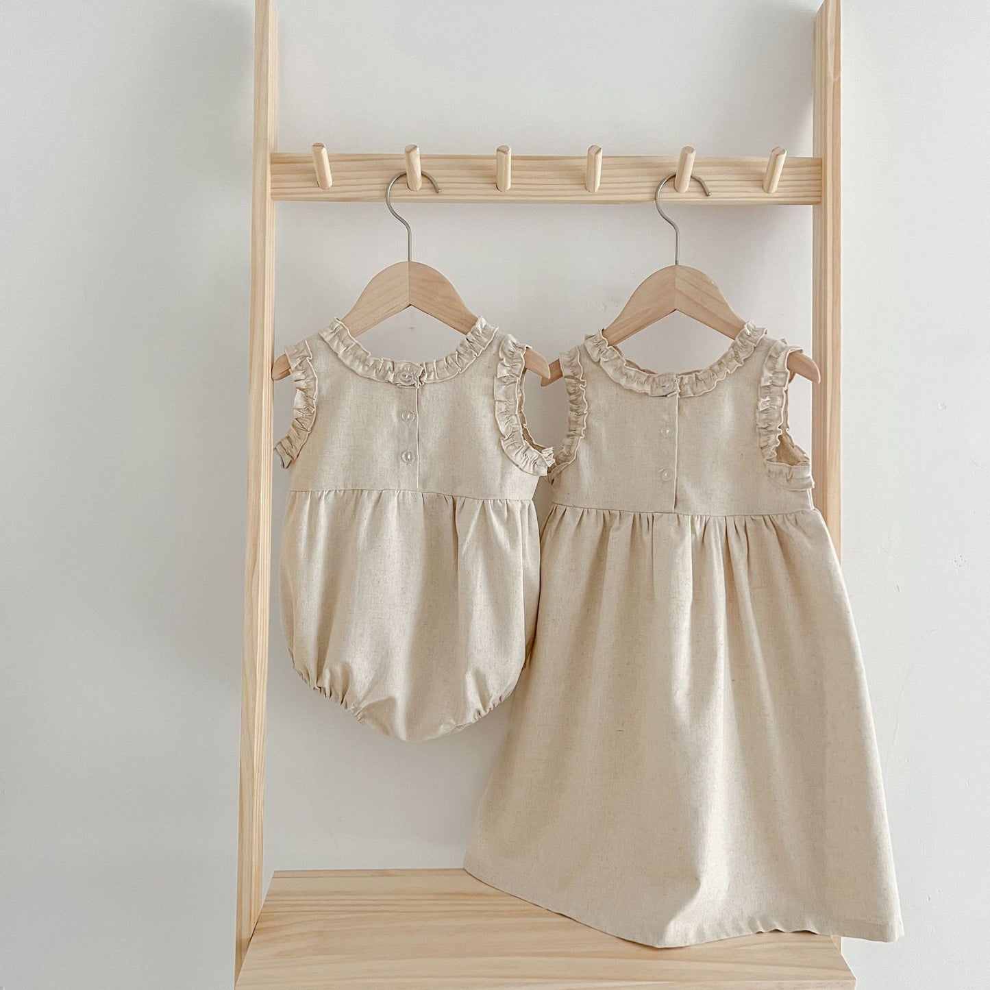 Girls matching romper & dress