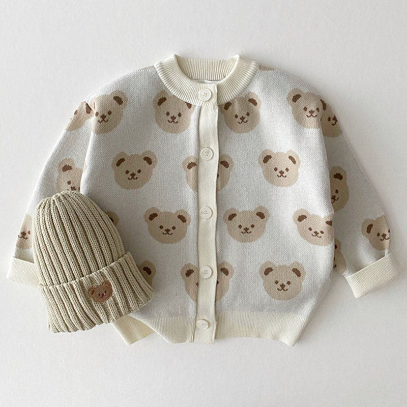 Children's Bear Cardigan - WinnieRose