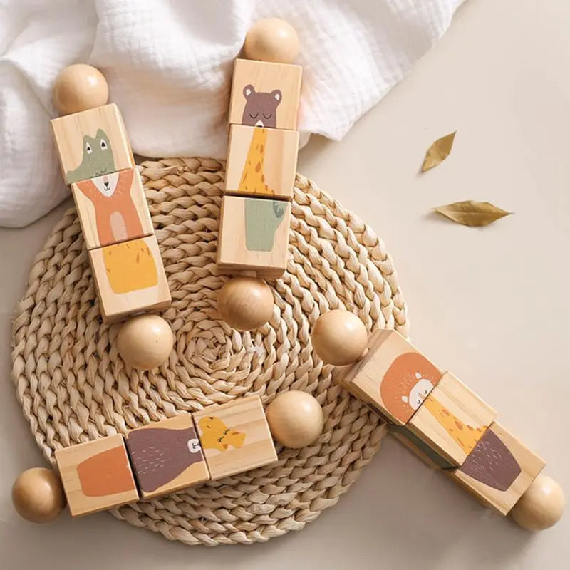 Wooden Multifunctional Rotating  Toy