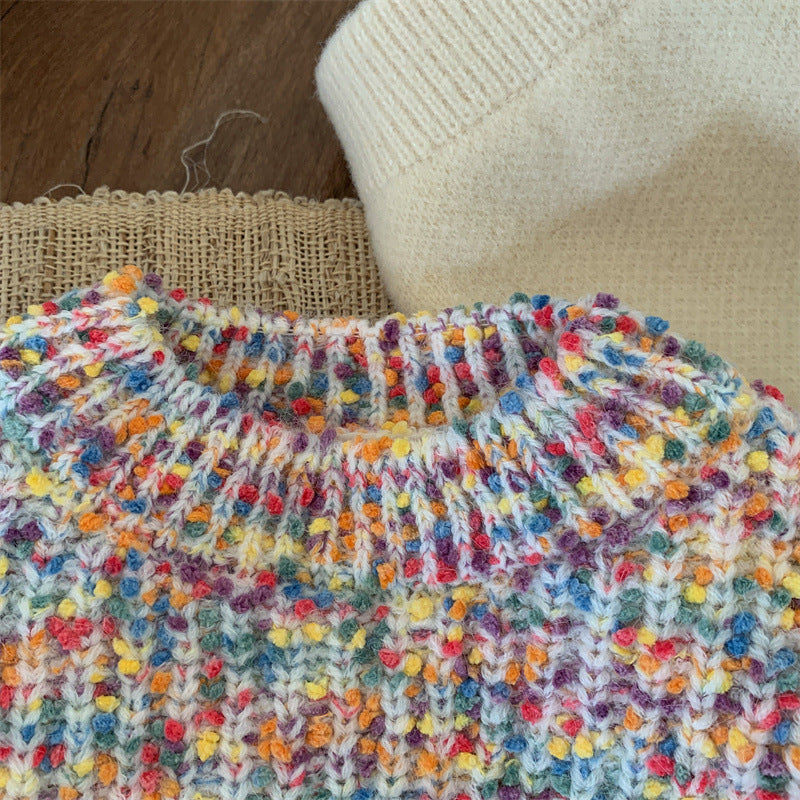 Girls rainbow Sweater