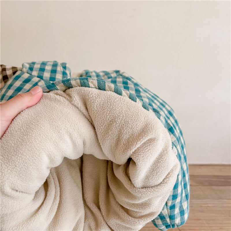 Fleece-lined over head coat - WinnieRose