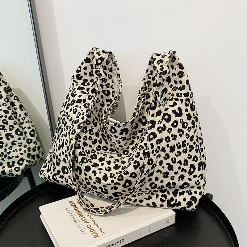 Women's Large- Leopard Print Bag