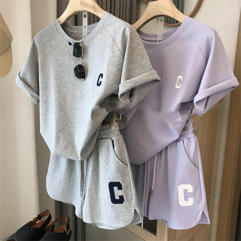 Women's casual T-shirt & shorts set