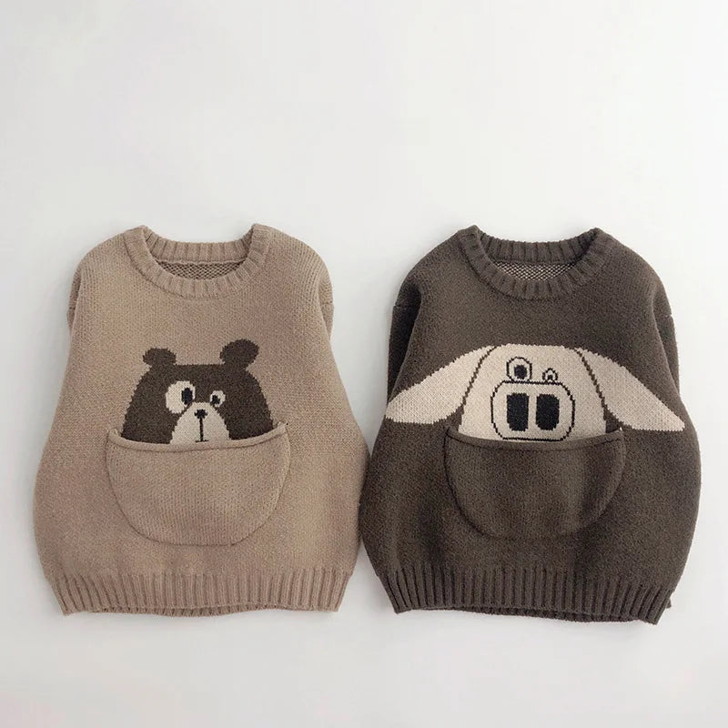 Children’s animal sweater