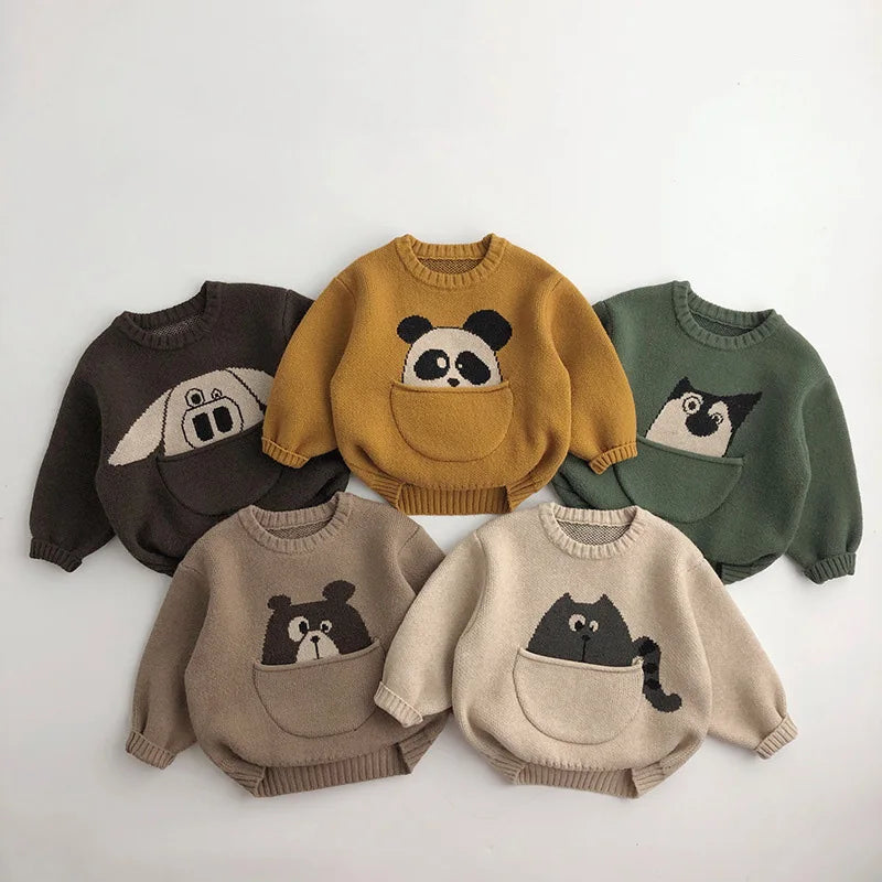 Children’s animal sweater