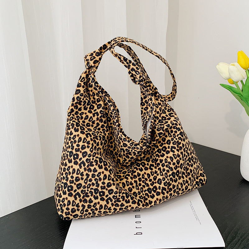Women's Large- Leopard Print Bag
