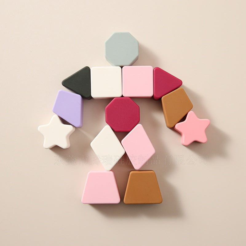 Children's Geometric Silicone Stacking Toy - WinnieRose