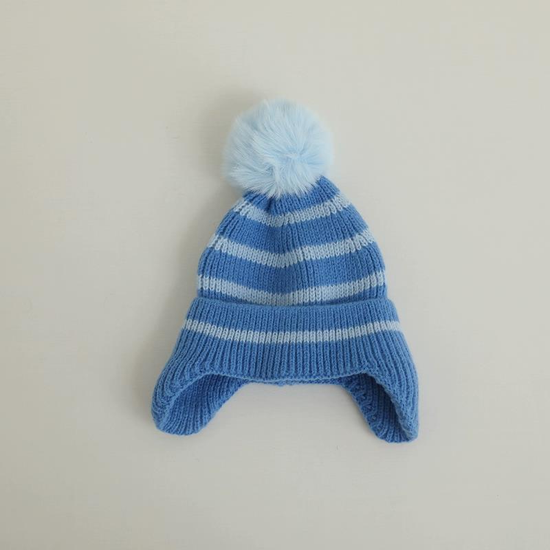 Children’s Striped Pom Pom hat - WinnieRose