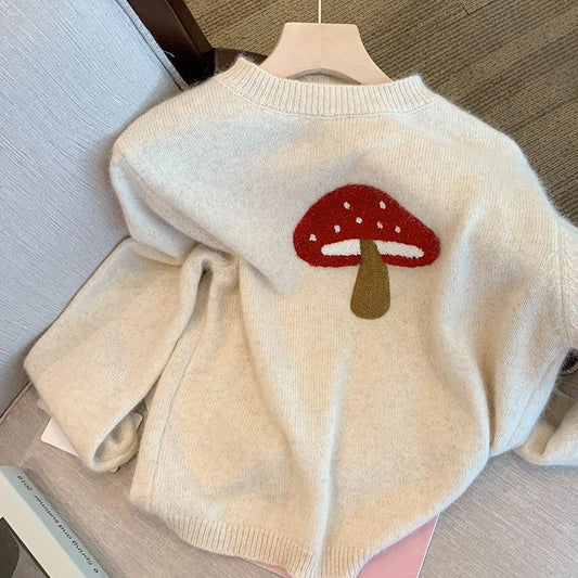 Women’s Mushroom Sweater - WinnieRose