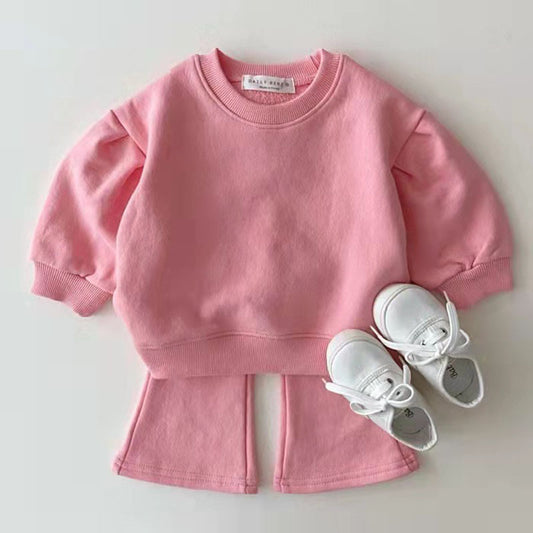 Girls sweater & flares set