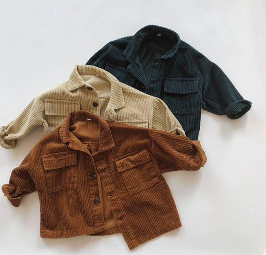 Kids Corduroy Loose Jacket - WinnieRose