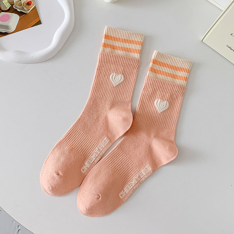 Women's love heart socks