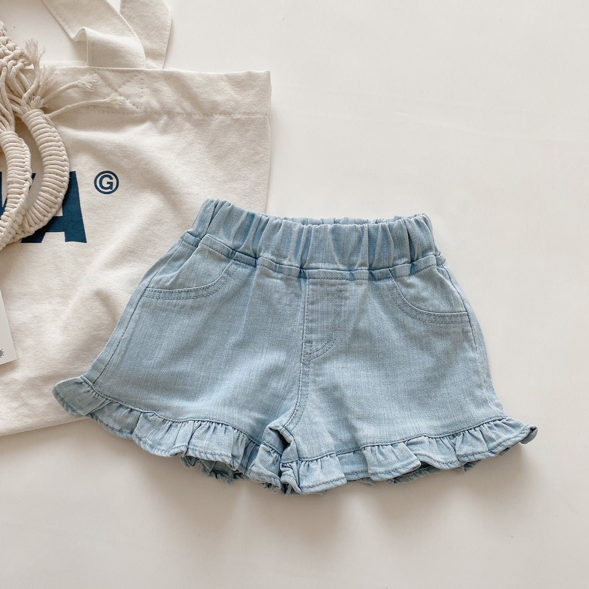 Girls denim shorts