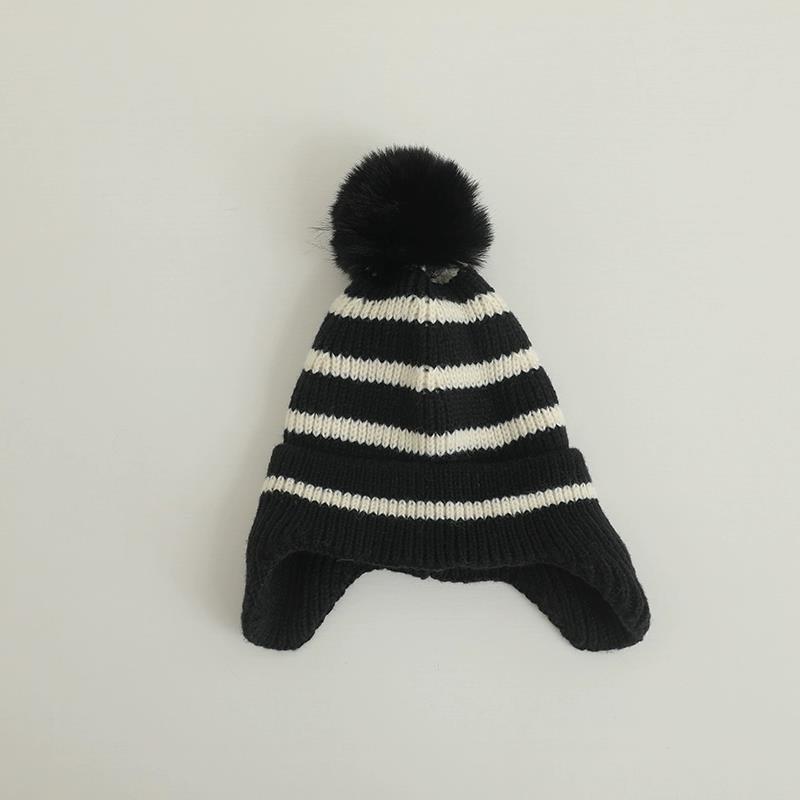 Children’s Striped Pom Pom hat - WinnieRose