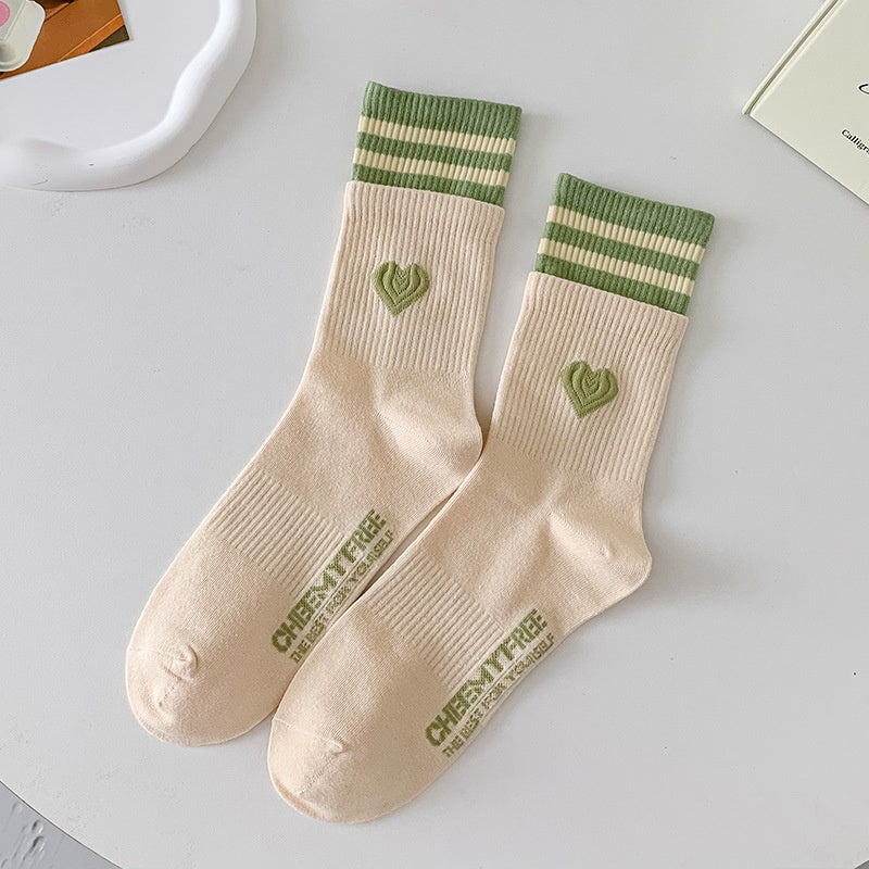 Women's love heart socks