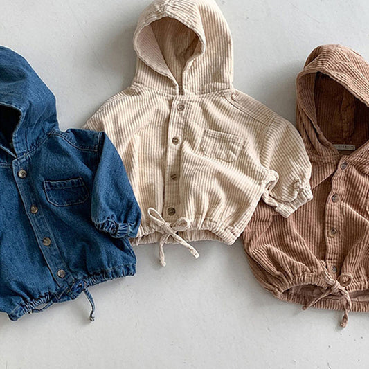 Children’s hooded overshirt